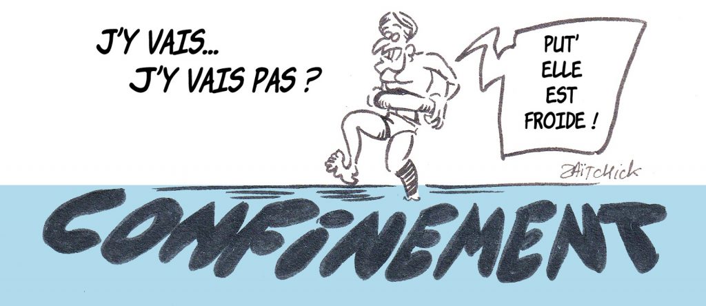 dessin presse humour coronavirus covid-19 image drôle confinement Emmanuel Macron