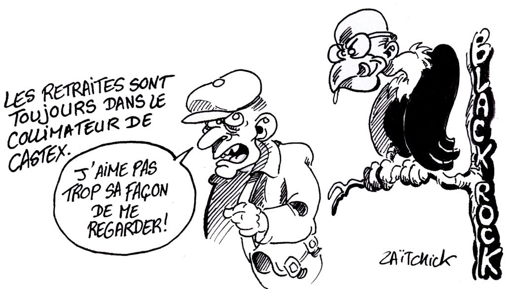 dessin presse humour Jean Castex image drôle réforme retraites