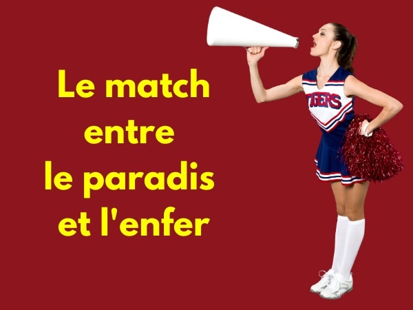 humour, blague sur le Paradis, blague sur l'Enfer, blague sur Saint Pierre, blague sur le football, blague sur les expulsions, blague sur les jurons