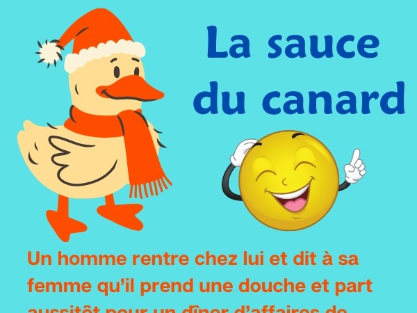 humour, blague cocue, blague infidélité, blague canard, blague cuisine, blague sauce, blague sexe, blague vengeance