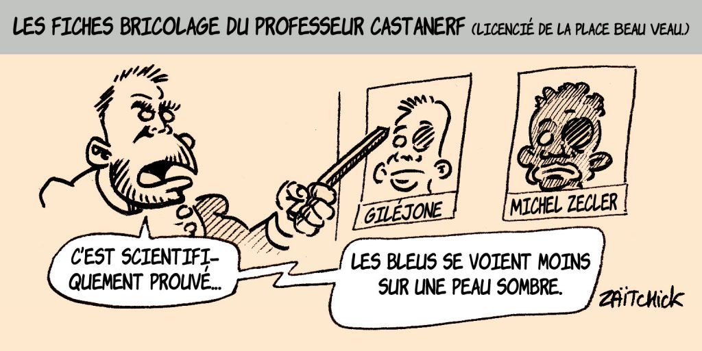 dessin presse humour Christophe Castaner image drôle violences policières racisme