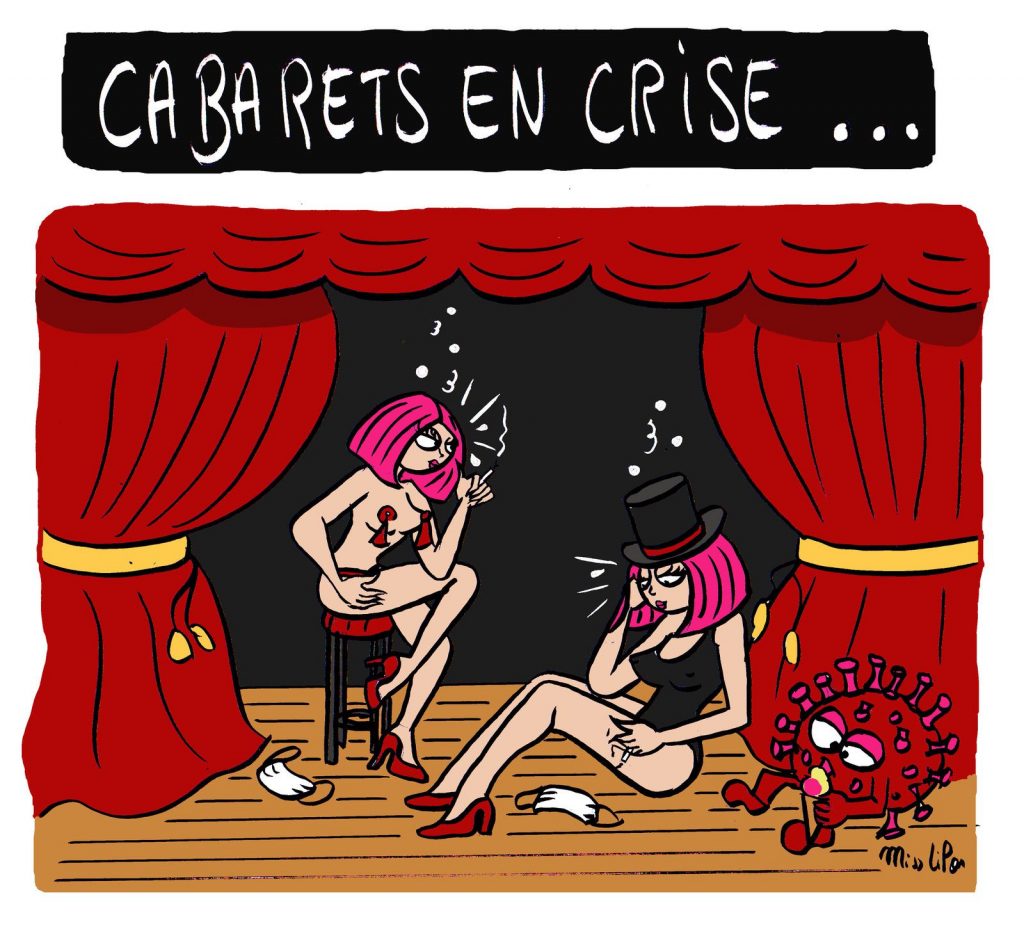 dessin presse humour coronavirus covid-19 image drôle confinement cabarets