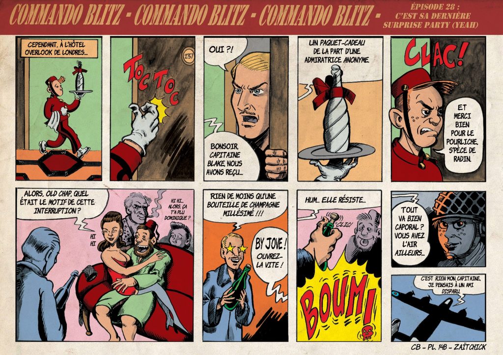 Commando Blitz BD bande dessinée nazi guerre mondiale robots science-fiction parodie