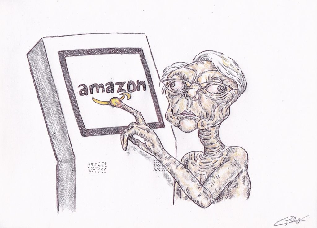 image drôle Elisabeth Borne dessin humour coronavirus confinement Amazon