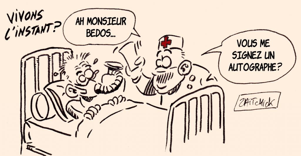 dessin presse humour coronavirus confinement image drôle Guy Bedos instant