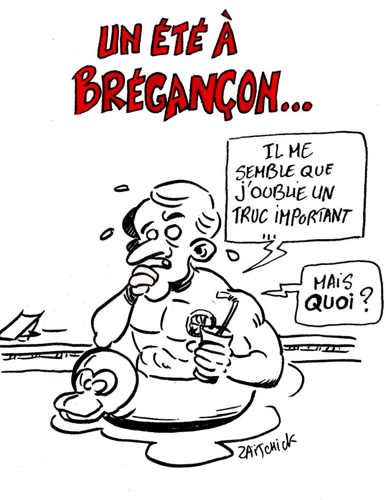 dessin presse humour Emmanuel Macron image drôle coronavirus gestion de crise