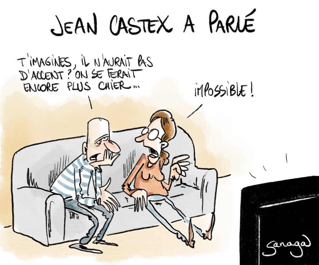 dessin presse humour coronavirus covid-19 image drôle confinement Jean Castex ennui