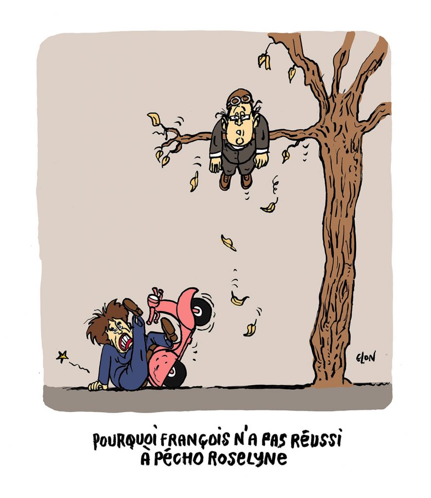dessin presse humour François Hollande image drôle Roselyne Bachelot