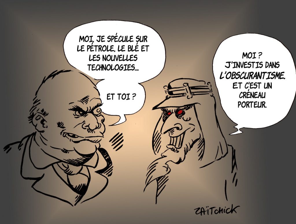 dessin presse humour capitalisme islamisme image drôle obscurantisme technologies