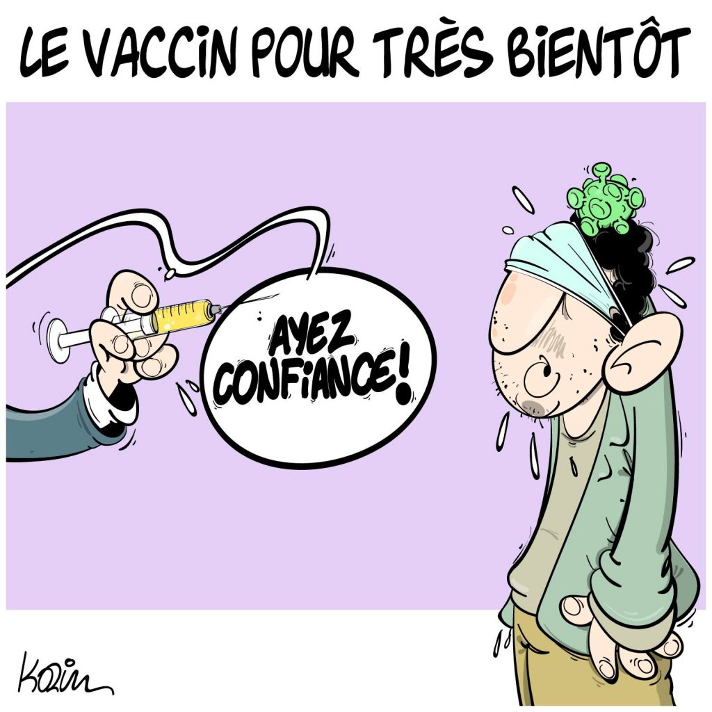 dessin presse humour coronavirus covid-19 image drôle vaccin confiance