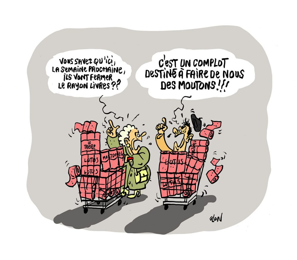 dessin presse humour coronavirus confinement image drôle culture livres complotisme