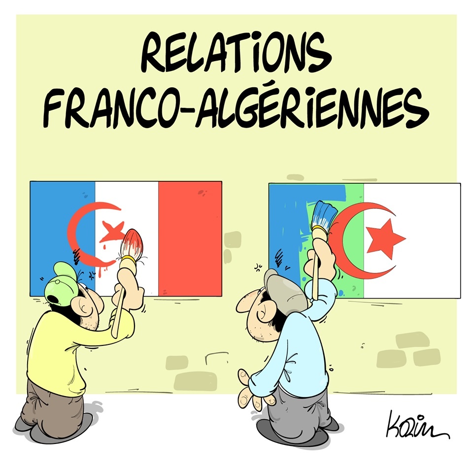 dessin presse humour France Algérie image drôle relations franco-algériennes