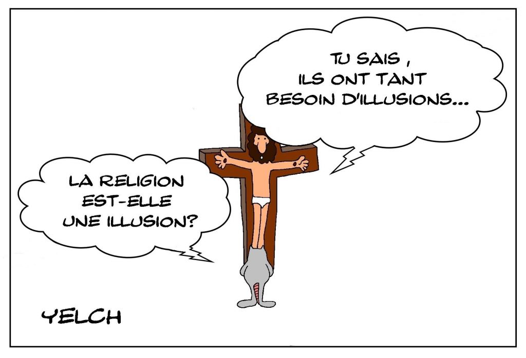 dessins humour religion illusion image drôle Jésus-Christ