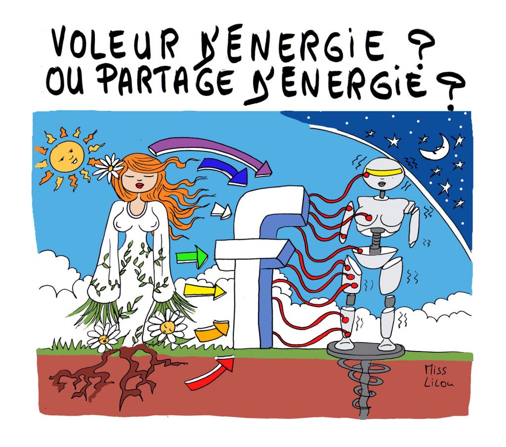 dessin presse humour Facebook réseaux sociaux image drôle énergie