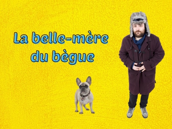 humour, blague chien, blague patte, blague oreille, blague bègue, blague bégaiement, blague cul, blague léchage, blague imitation, blague belle-mère, humour canin