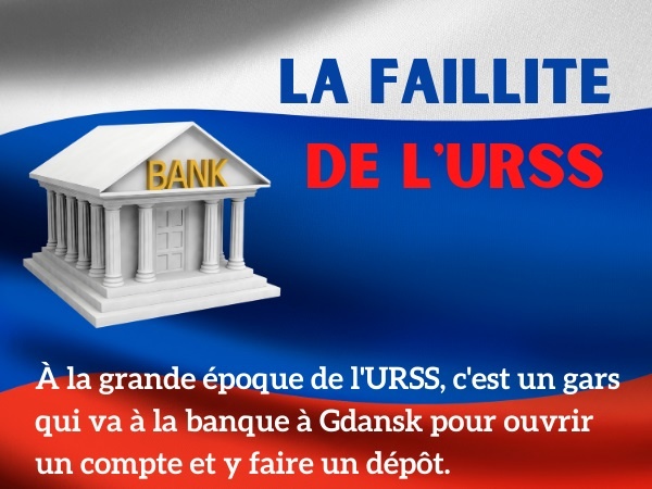 humour, blague sur l'URSS, blague sur les banques, blague sur les faillites, blague sur Gdansk, blague sur la Pologne, blague sur le système bancaire