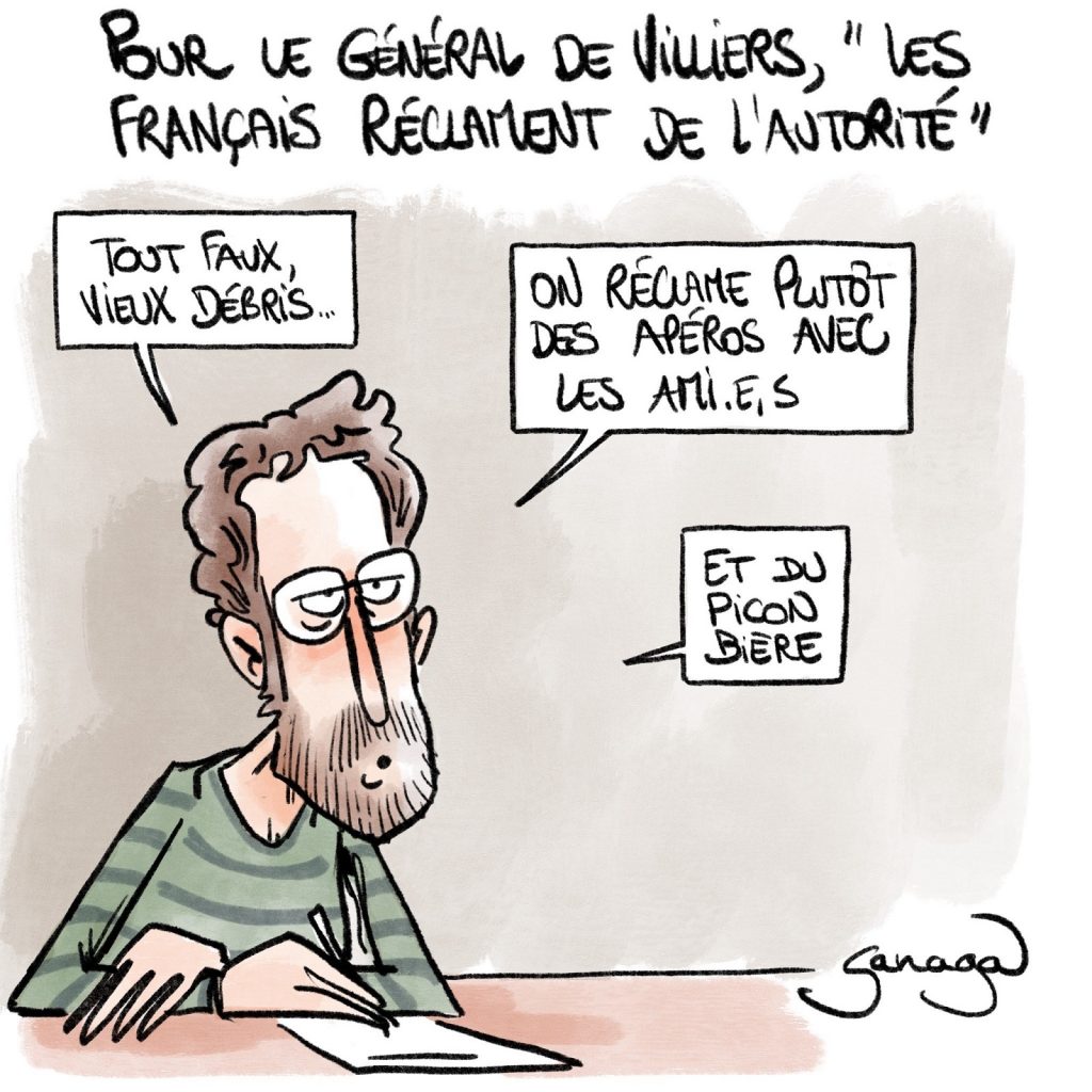 dessin presse humour présidentielle 2020 image drôle Pierre de Villiers