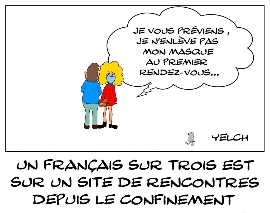 dessins humour coronavirus covid-19 drôle sites rencontre