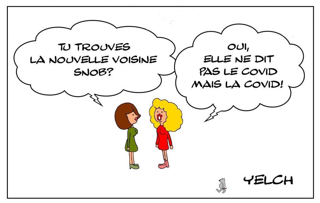 dessins humour coronavirus covid19 image drôle snobisme genre