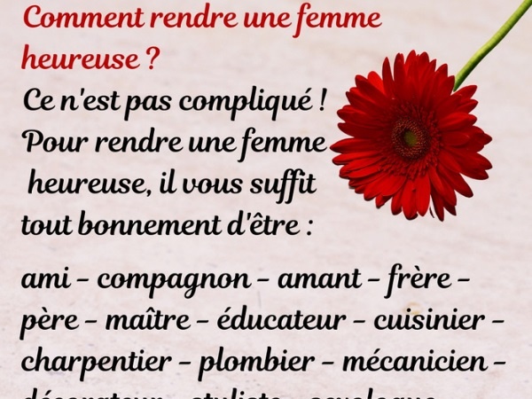 humour, blague sur le bonheur, blague sur les femmes, blague sur les couples, blague sur les thérapies de couple, blague sur comprendre les femmes, blague sur l'amour