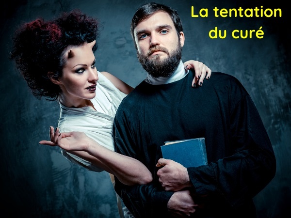 humour, blague religion, blague curé, blague tentation, blague confession, blague âne, blague sexe, blague nudité, blague pénitence