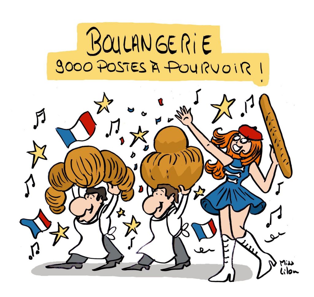 dessin presse humour boulangerie boulanger image drôle emploi travail