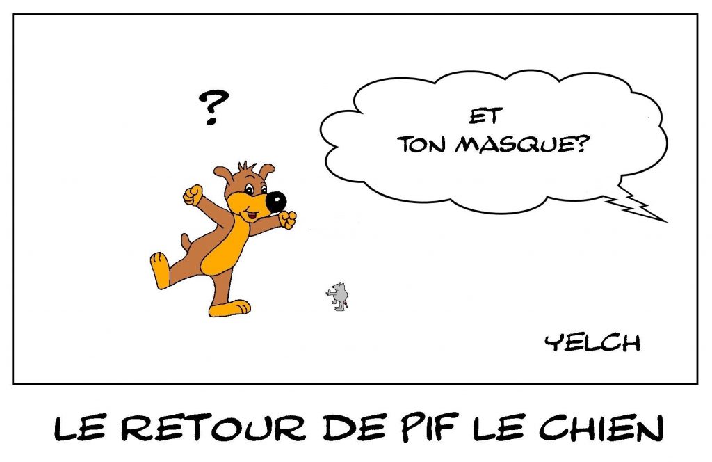 dessins humour Frédéric Lefebvre image drôle Pif le chien
