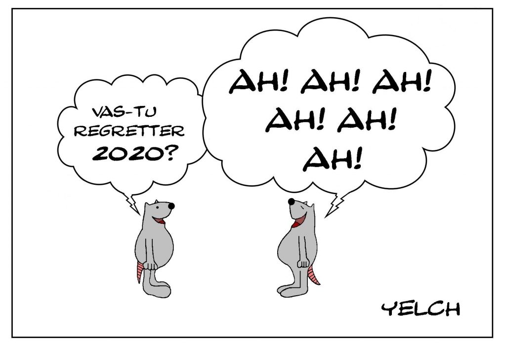 dessins humour année 2020 image drôle nouvel an 2021