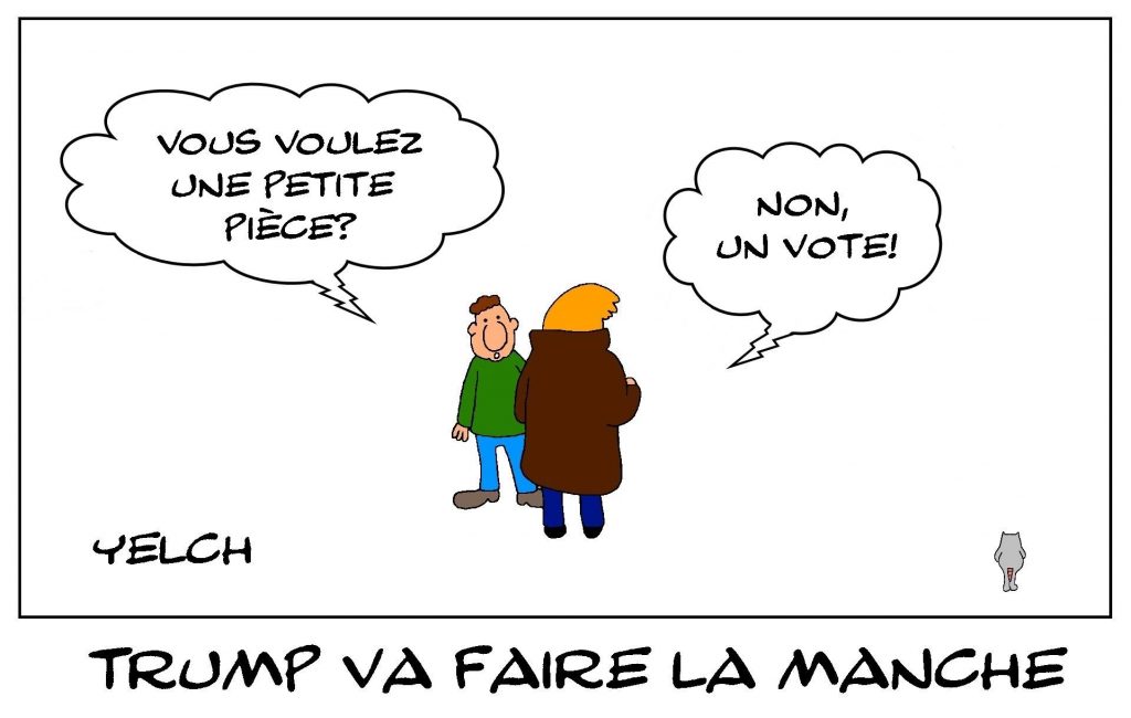 dessins humour États-Unis élections américaine image drôle Donald Trump vote