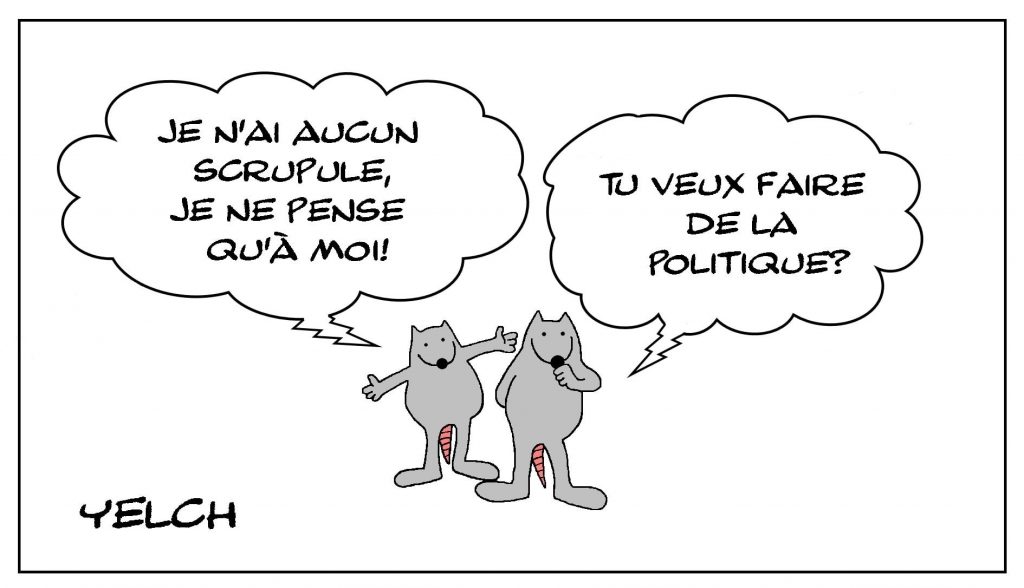 dessins humour politique image drôle scrupules