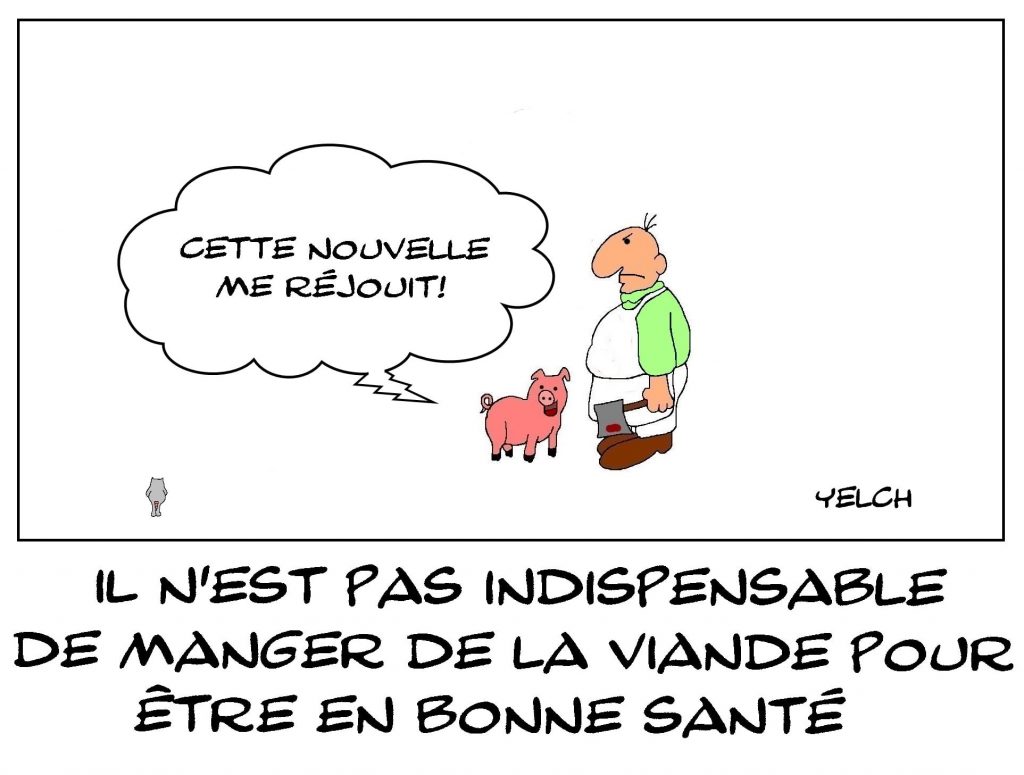 dessins humour alimentation viande image drôle bonne santé