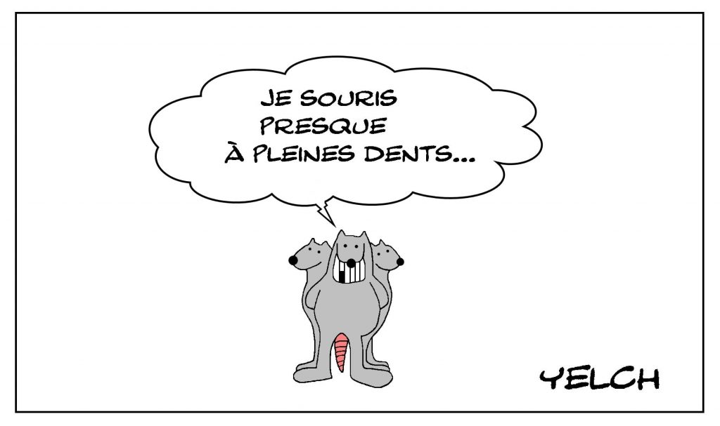 dessins humour rat sourire image drôle dents