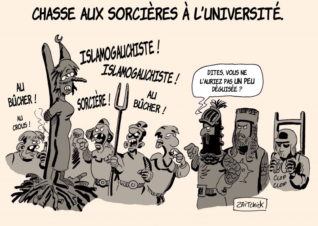 dessin presse humour Frédérique Vidal image drôle islamogauchisme université