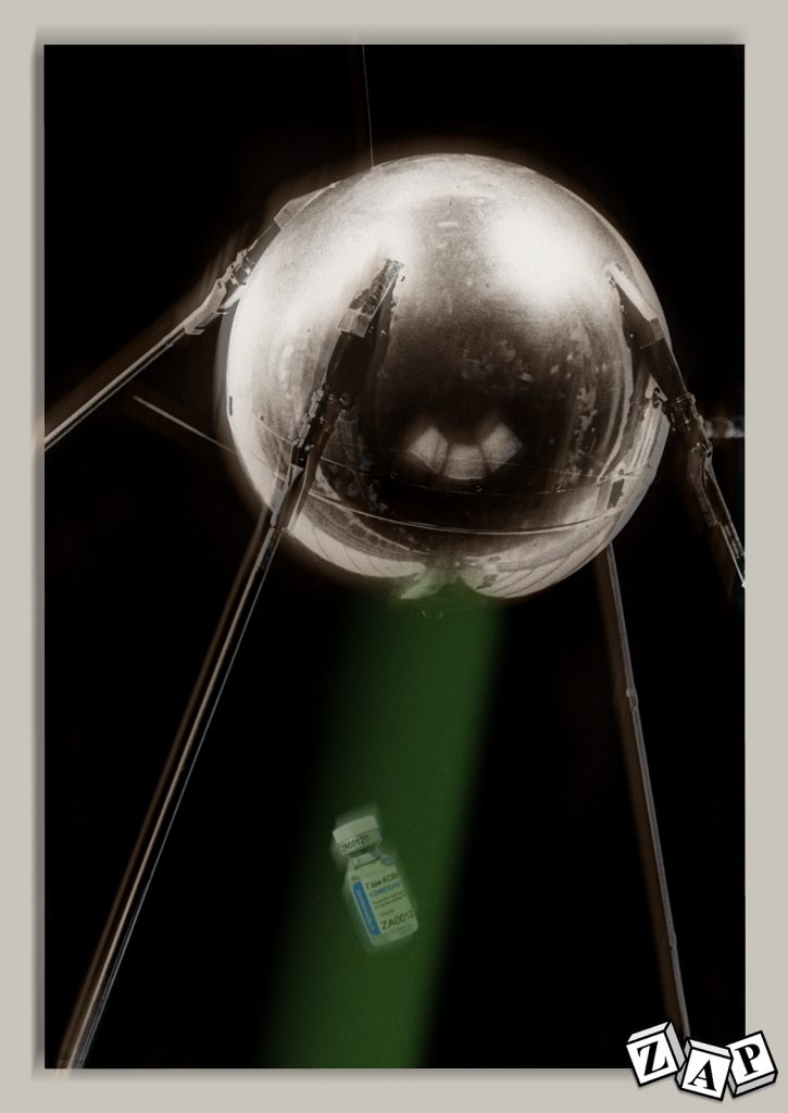 dessin presse humour coronavirus covid19 image drôle vaccin russe Sputnik V