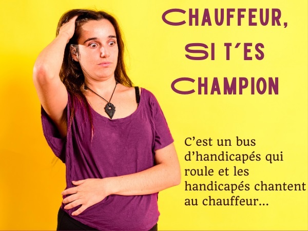 humour, blague handicapés, blague handicap, blague bus, blague autobus, blague chauffeur, blague vitesse