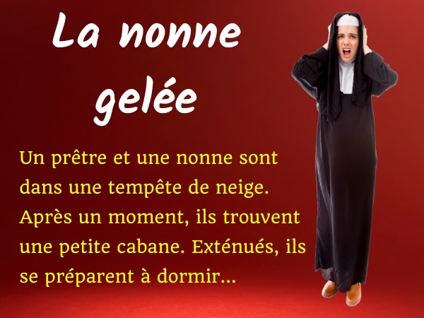 humour, blague religieux, blague religion, blague prêtre, blague nonne, blague tempête, blague froid