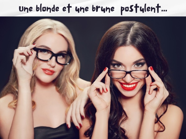 humour, blague blondes, blague brunes, blague embauche, blague secrétaire, blague entretien, blague questionnaire, blague triche, humour patronal