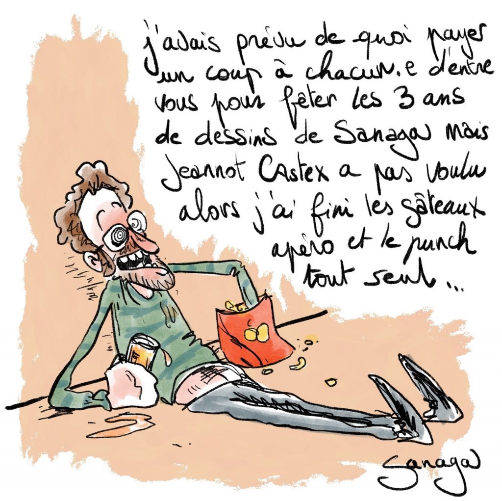 dessin presse humour anniversaire image drôle dessins Sanaga