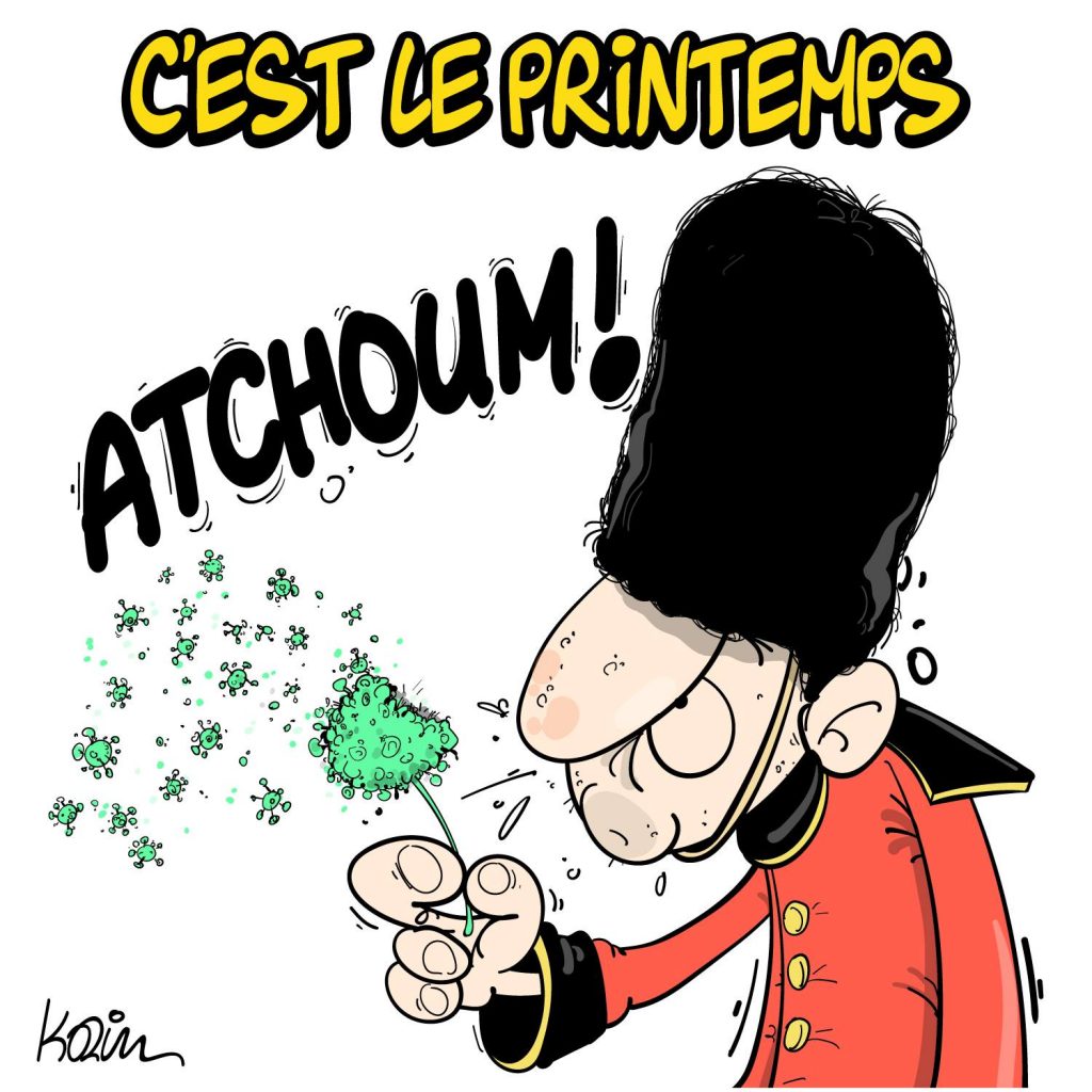 dessin presse humour coronavirus covid-19 image drôle printemps pissenlit