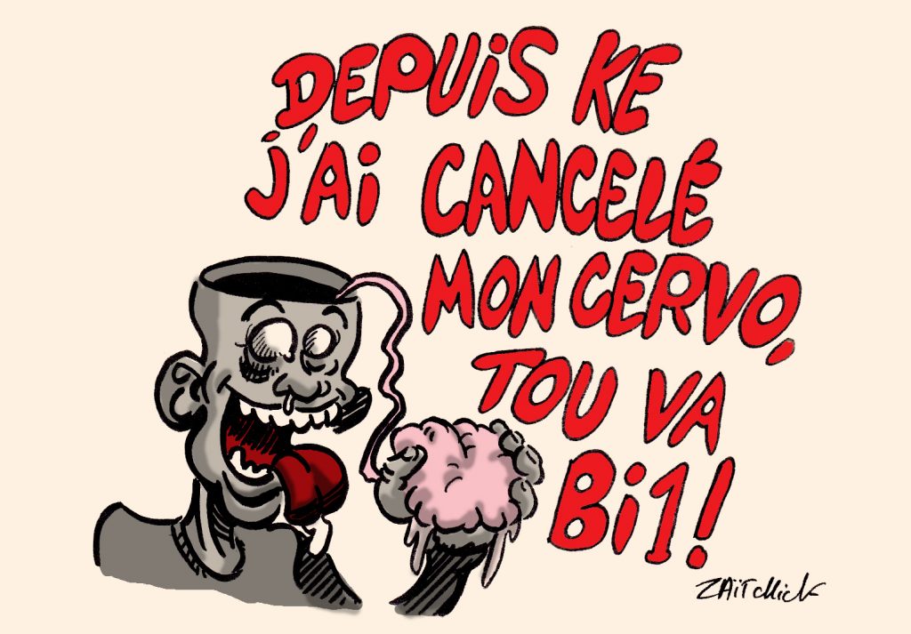 dessin presse humour Cancel Culture image drôle SJW progressisme inculture