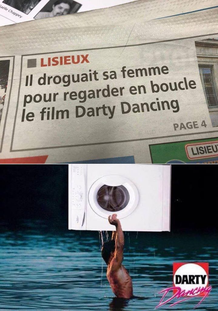 dessin humour Lisieux Darty image drôle Dirty Dancing