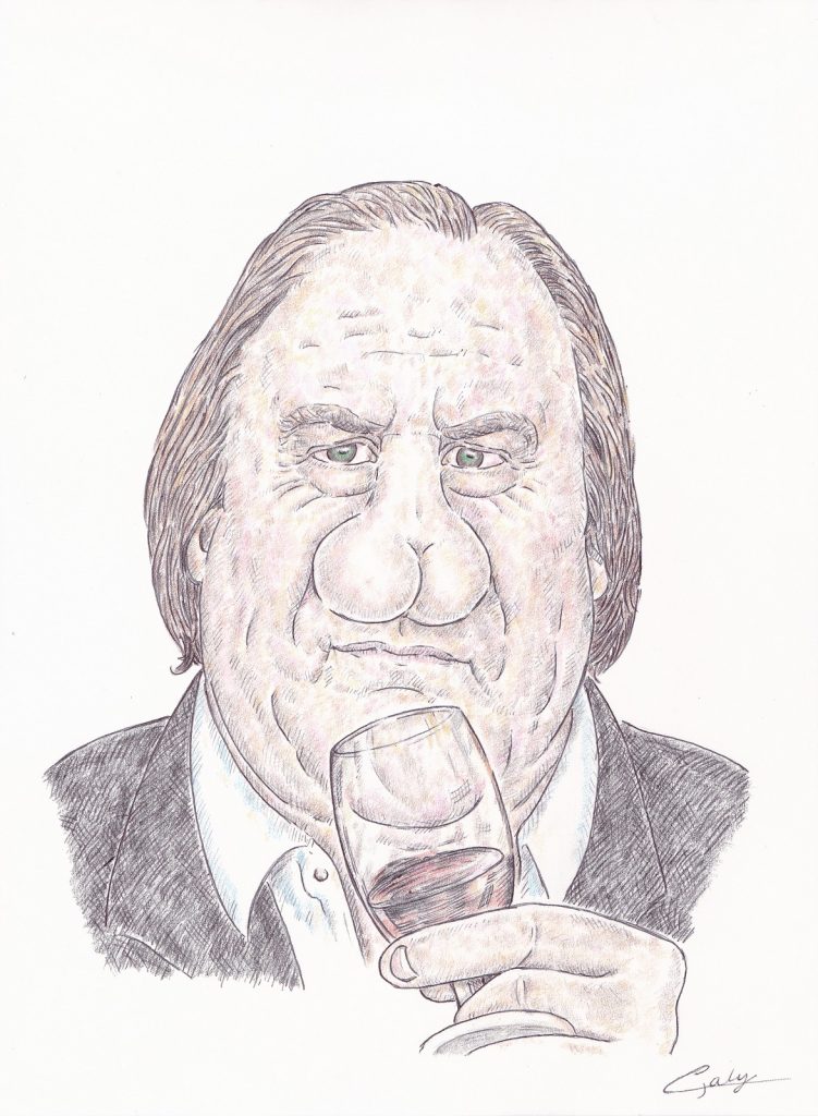 image drôle Gérard Depardieu dessin presse humour accusation viol