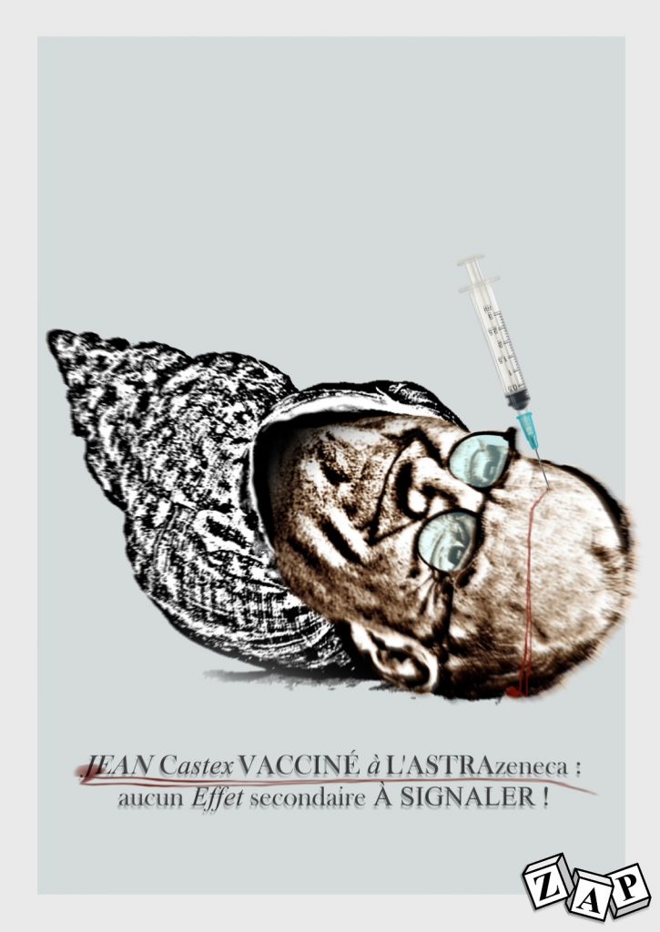 dessin presse humour coronavirus covid-19 image drôle Jean Castex vaccin AstraZeneca