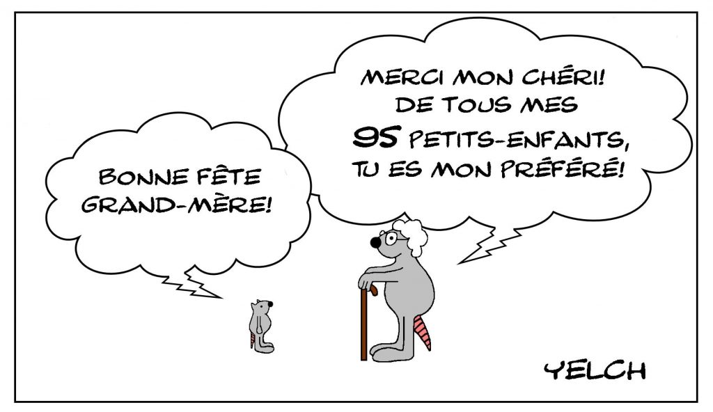 dessins humour 7 mars image drôle fête des grands-mères