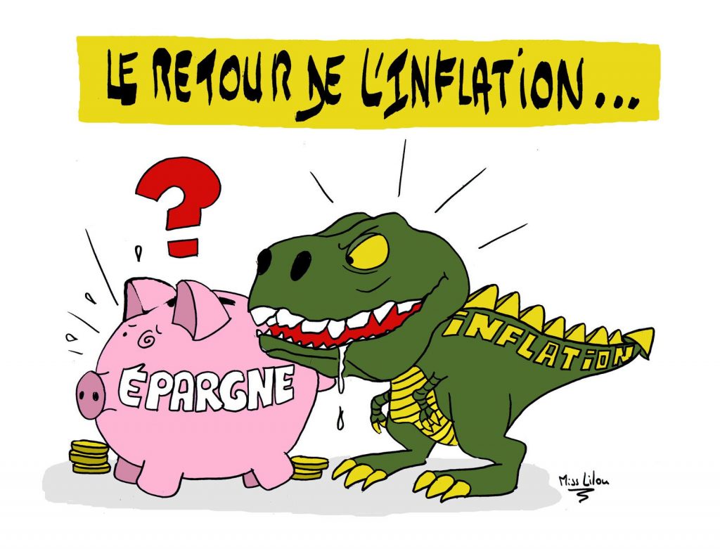 dessin presse humour coronavirus crise économique image drôle retour inflation