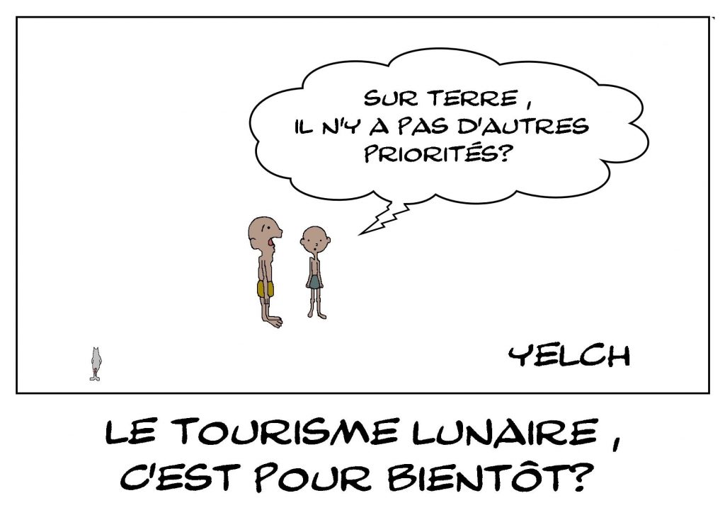 dessins humour tourisme lune image drôle priorité famine