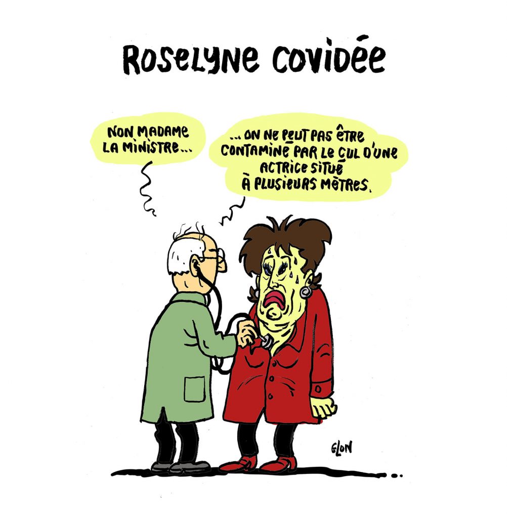 dessin presse humour coronavirus covid-19 image drôle contamination Roselyne Bachelot