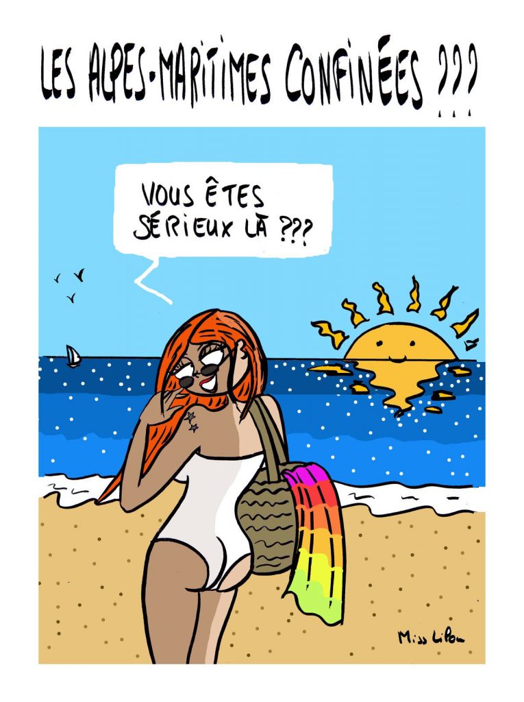 dessin presse humour coronavirus covid-19 image drôle confinement Alpes-Maritimes