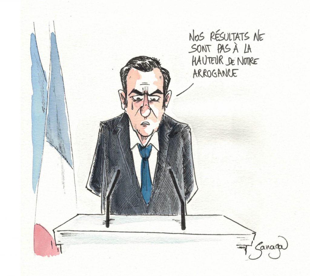 dessin presse humour coronavirus Olivier Véran image drôle résultats arrogance