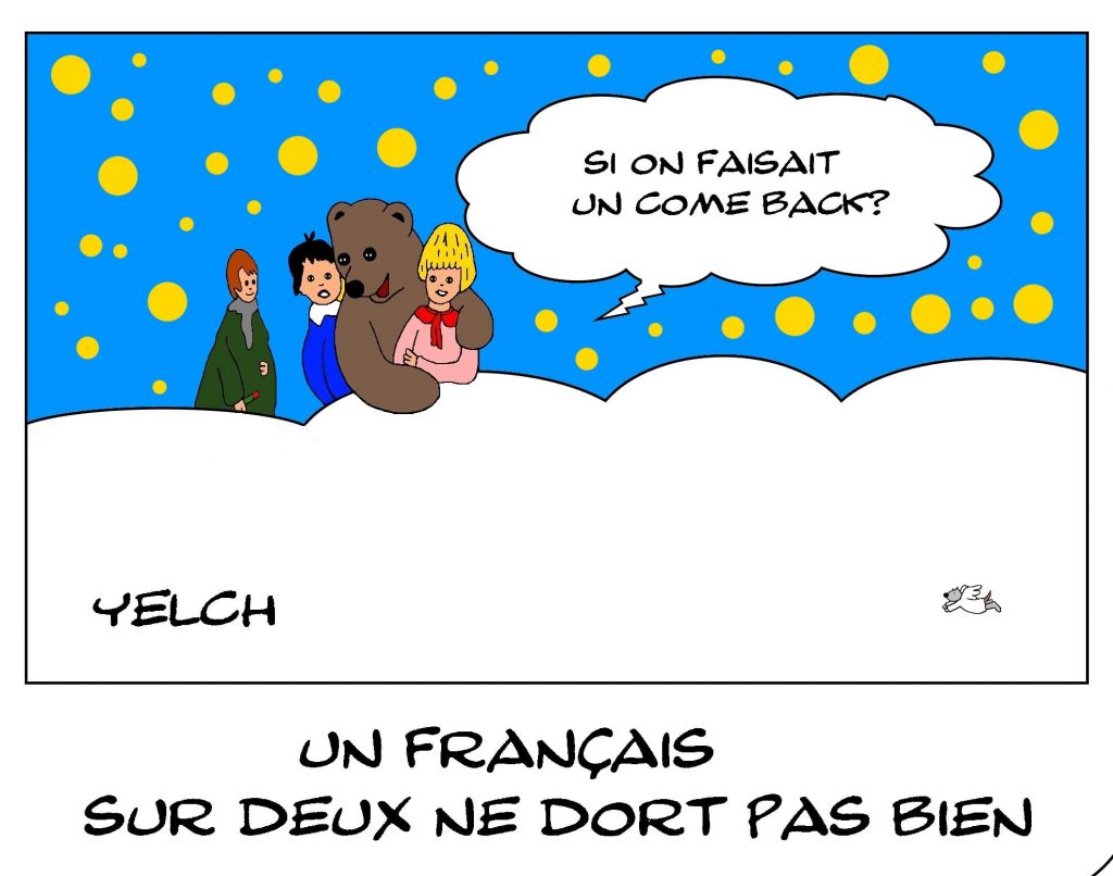 dessins humour français sommeil image drôle Bonne nuit les petits